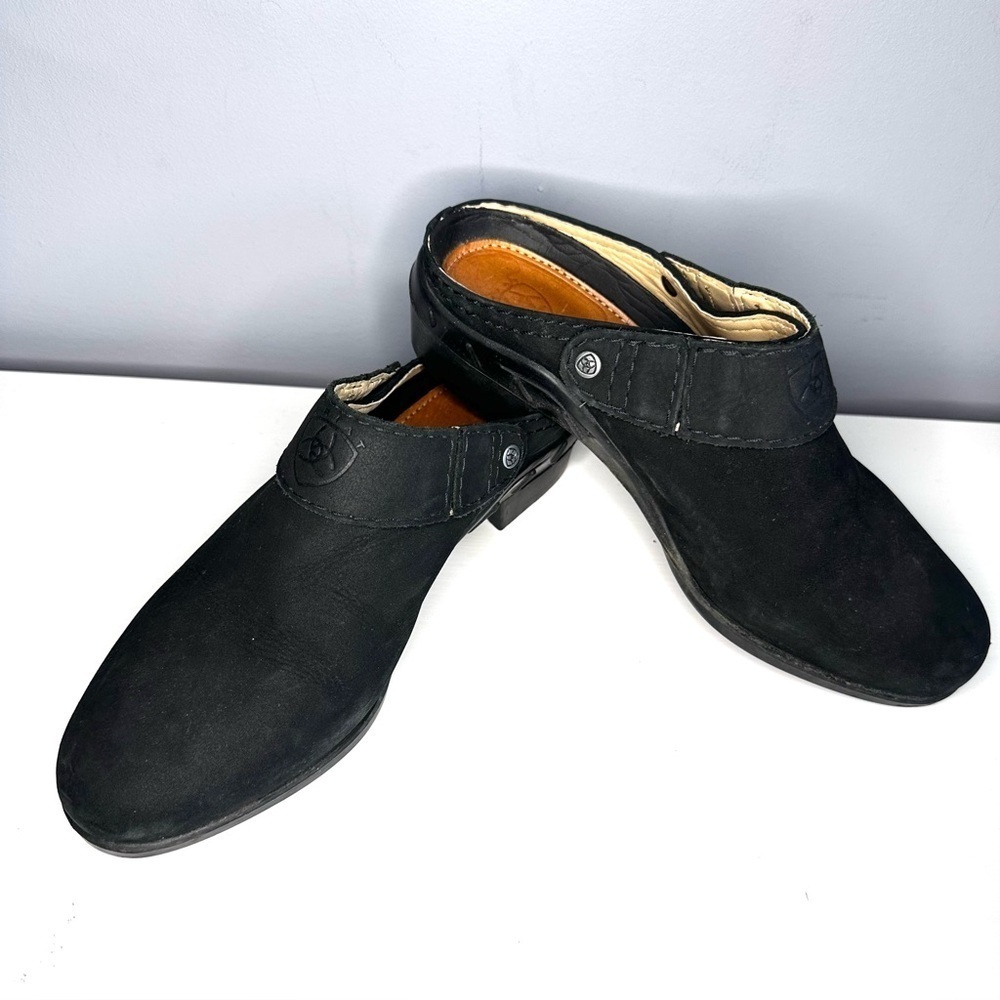Ariat Black Slip-On Clog Mules